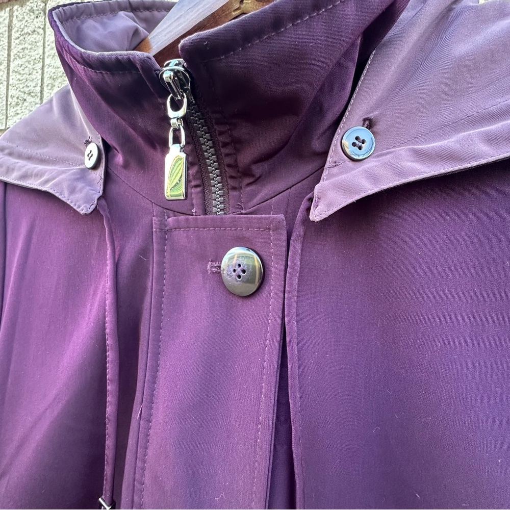 Fleet Street Trench Coat Full Length Maxi Outerwear Detach Liner Cape Hood 10 - Picture 16 of 17